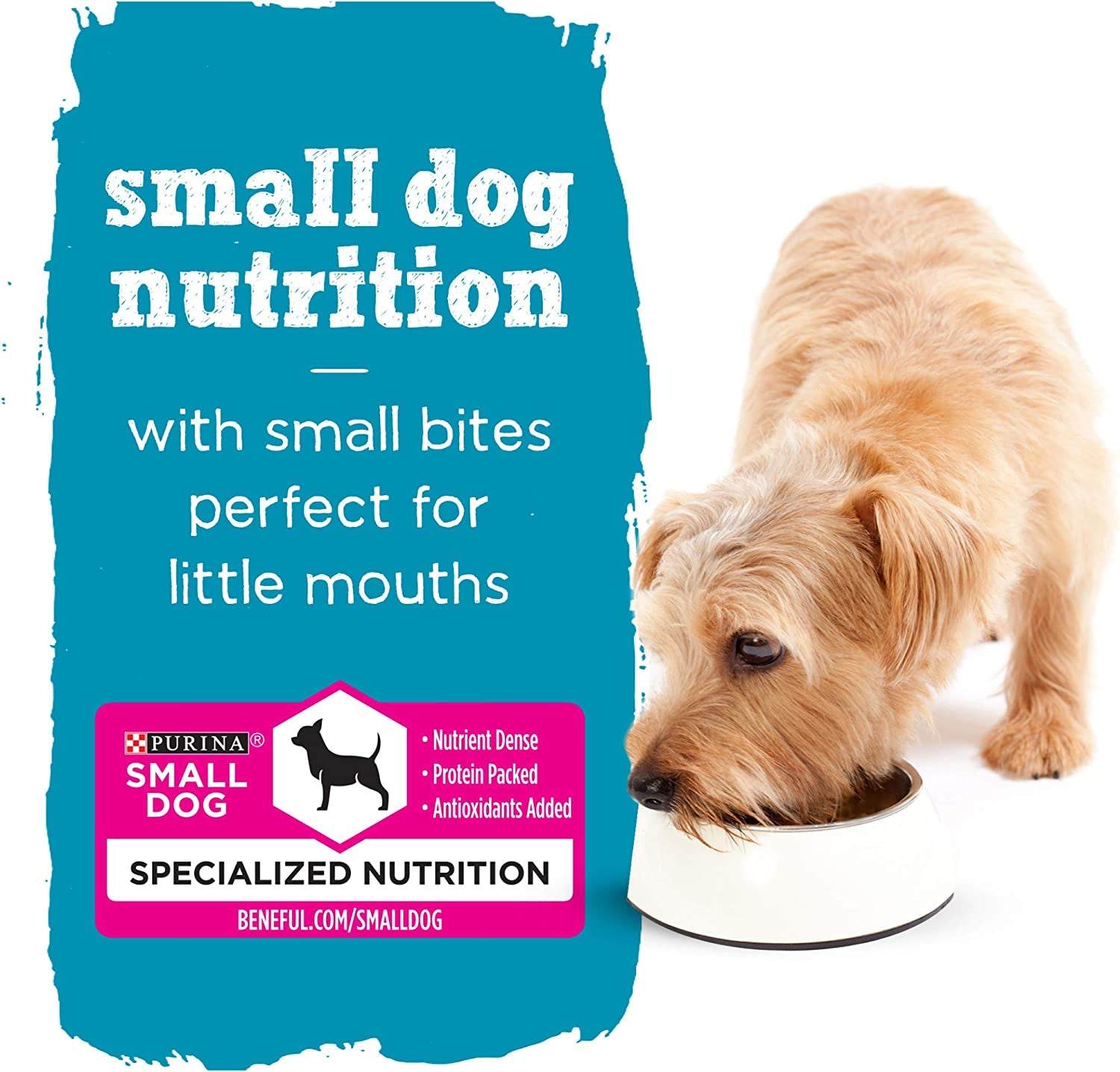 Purina  Small Breed Wet Dog Food Variety Pack, Incredibites with Real Beef, Chicken and Salmon - (Pack of 30) 3 Oz. Cans