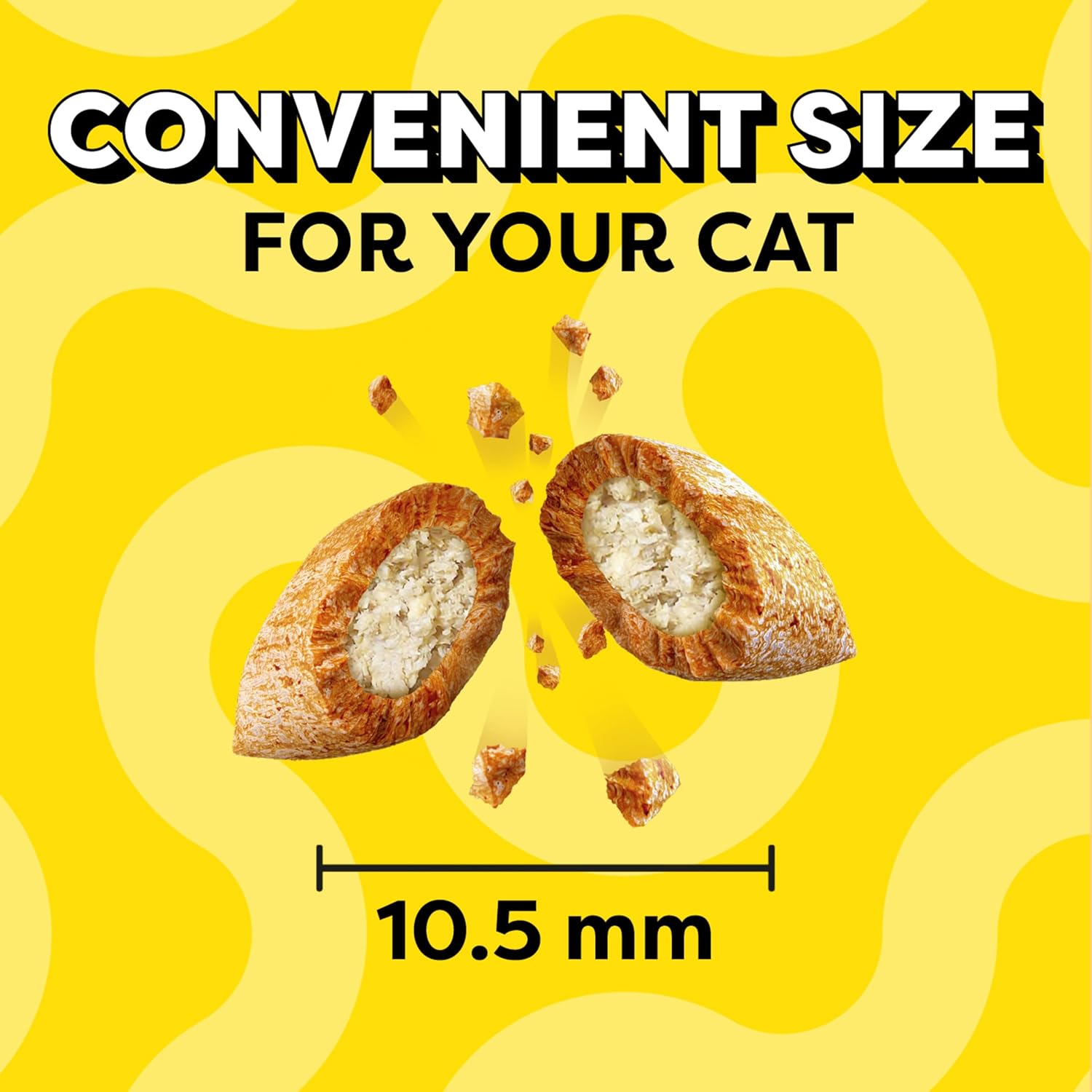 Classic Crunchy and Soft Cat Treats Tasty Chicken Flavor, 16 Oz. Tub