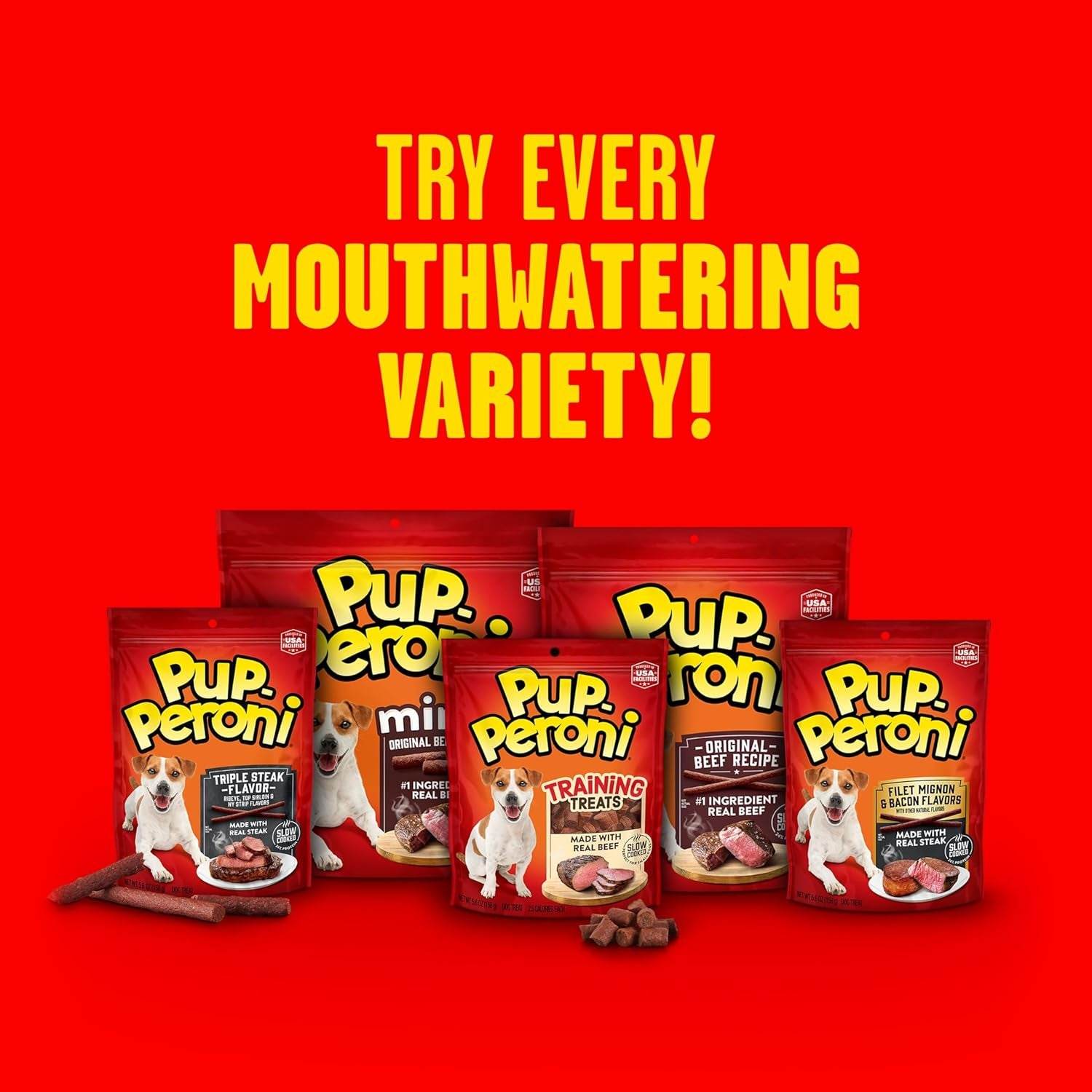 Dog Treats, Original Beef Flavor, 38 Ounce, Made with Real Beef