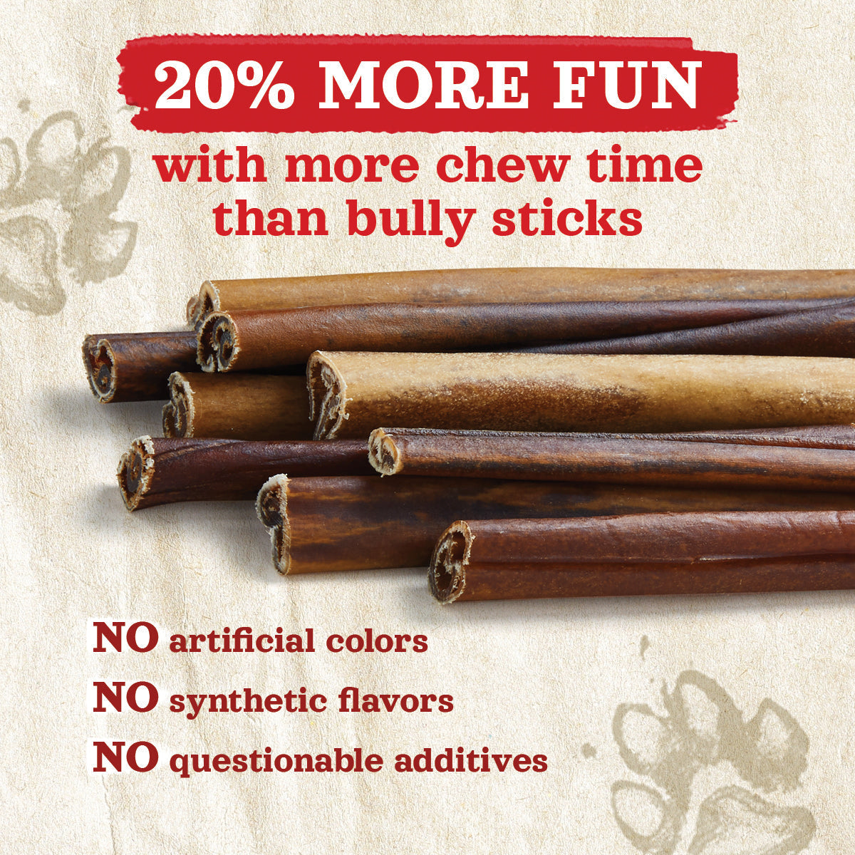 6 Inch Beef Collagen Sticks